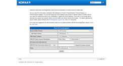 Desktop Screenshot of knowledgebase.kofax.com