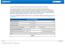 Tablet Screenshot of knowledgebase.kofax.com